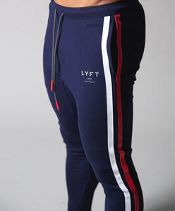 Фото - Спортивные брюки для бега Lyft темно-синего цвета - Men box