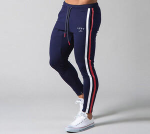 Фото - Спортивные брюки для бега Lyft темно-синего цвета - Men box