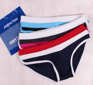 Фото - Плавки для чоловіків Sport Line чорні з біло-блакитною резинкою - Men box