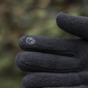 Фото - Рукавиці Pobedov Gloves Suede чорні із сенсорним відгуком - Men box