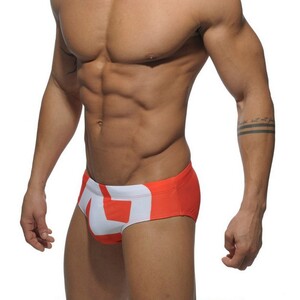 Фото - Короткі чоловічі плавки Sport Line помаранчевого кольору - Men box