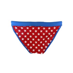 Фото - Плавки мужские от бренда UXH красные с голубой резинкой - Men box