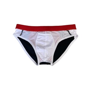 Фото - Мужские плавки-брифы от бренда UXH красного цвета - Men box