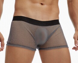 Фото - Чоловічі боксери Ciokicx сірого кольору з люрексом - Men box