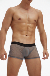 Фото - Мужские боксеры Ciokicx серого цвета с люрексом - Men box