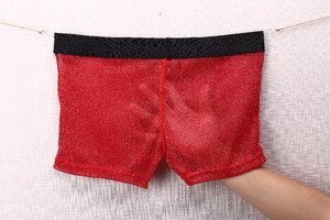 Фото - Прозрачные боксеры Ciokicx красного цвета с люрексом - Men box