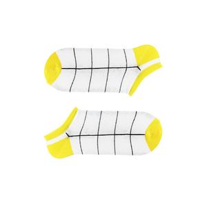 Фото - Короткие белые носки SOX с черными линиями - Men box