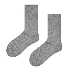 Фото - Мягкие носки SOX светло-серые из шерстяной пряжи - Men box