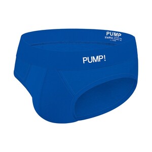 Фото - Чоловічі бріфи бавовняна білизна для чоловіків Pump однотонна синього кольору - Men box