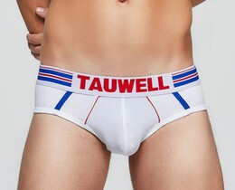 Фото - Мужские трусы брифы от бренда Tauwell белого цвета - Men box