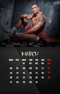 Фото - Календарь от Andrew Christian на 2023 год с УФ-покрытием - Men box