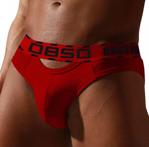 Фото - Мужские брифы от бренда 0850 в красном цвете - Men box